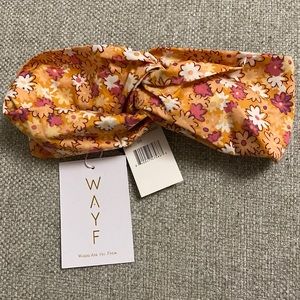 WAYF twisted headband. Brand new with tag.